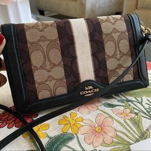 Coach Anna Foldover Clutch Crossbody Bag